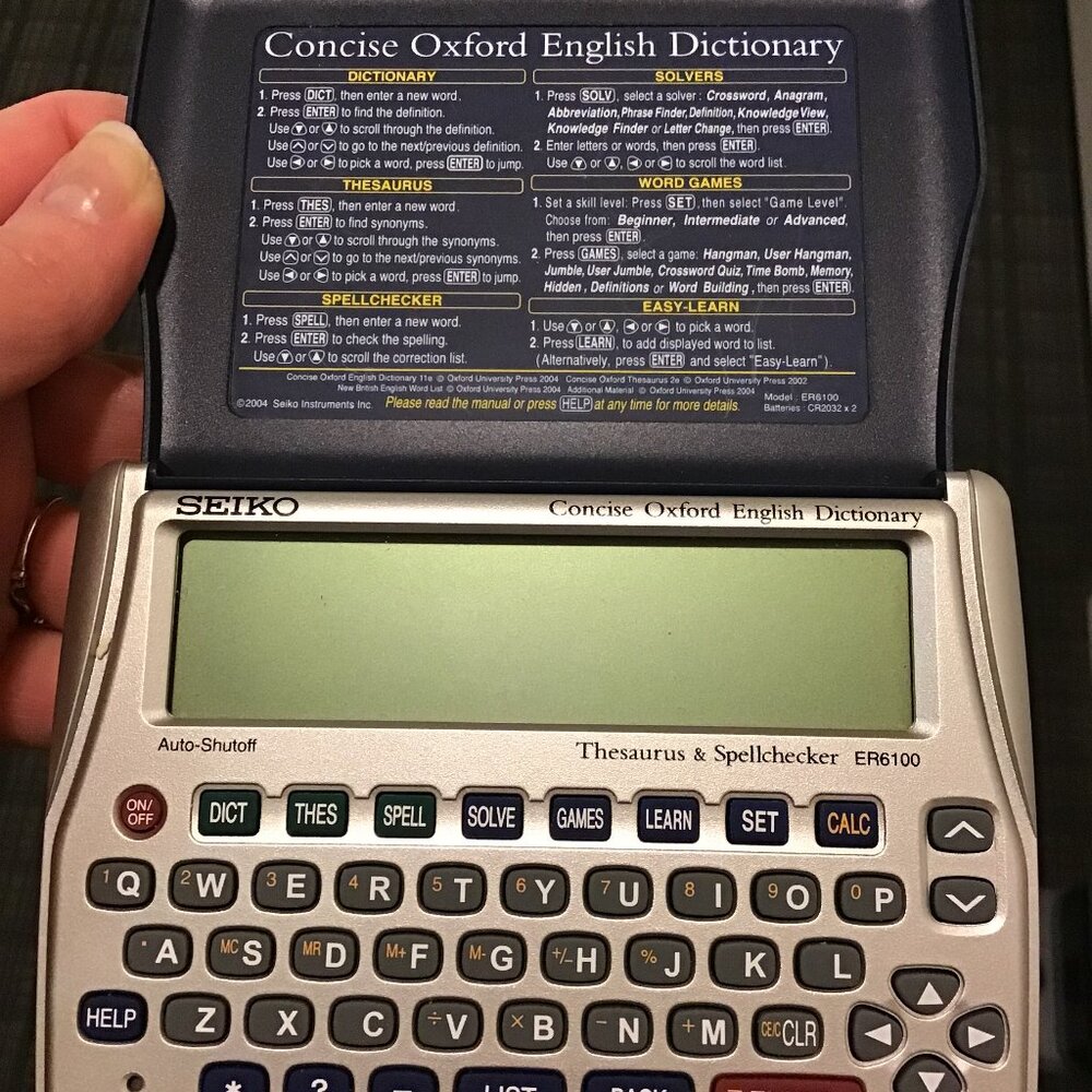 Three English Electronic Dictionaries